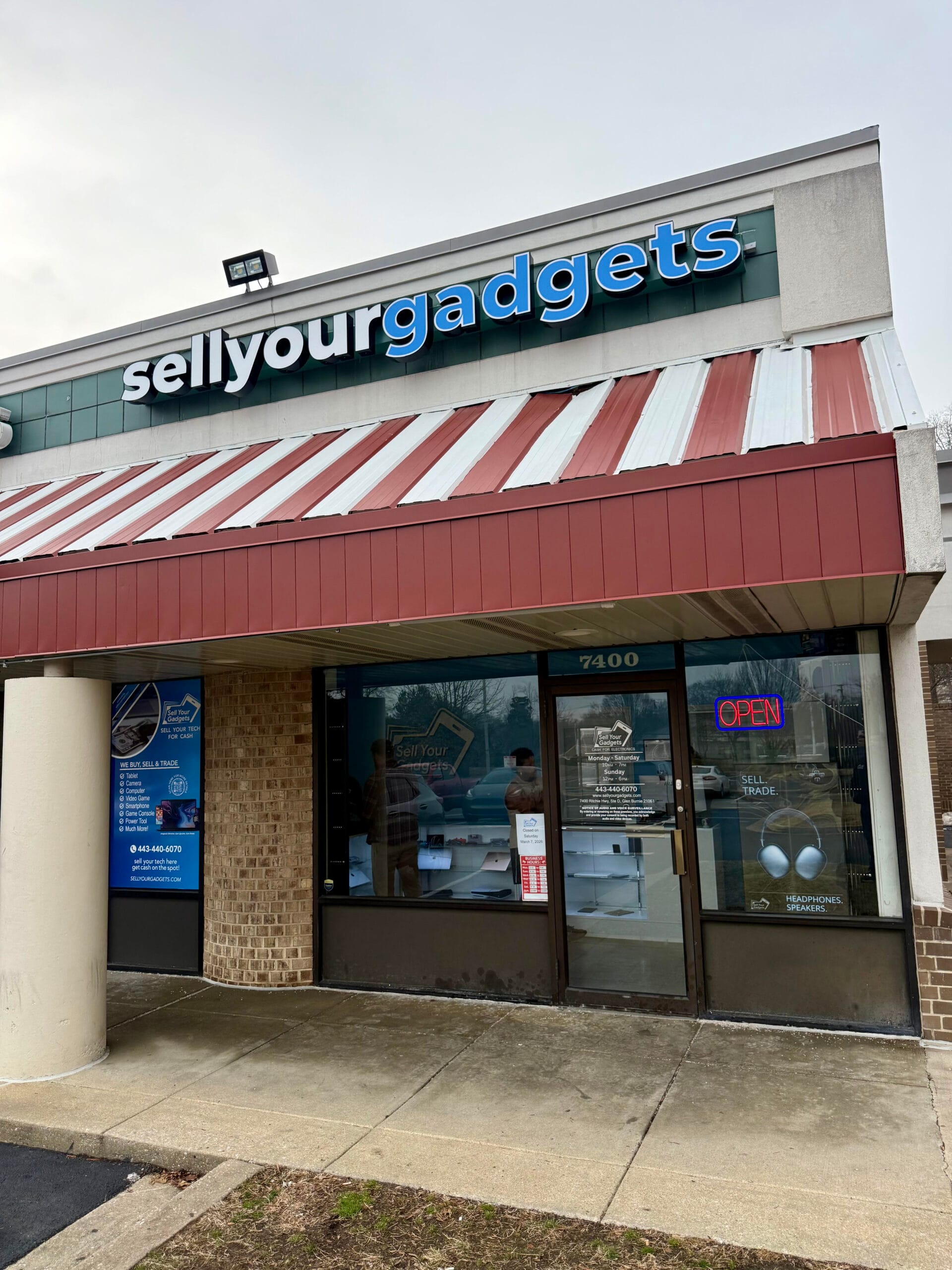 Sell Your Gadgets storefront in Glen Burnie, MD